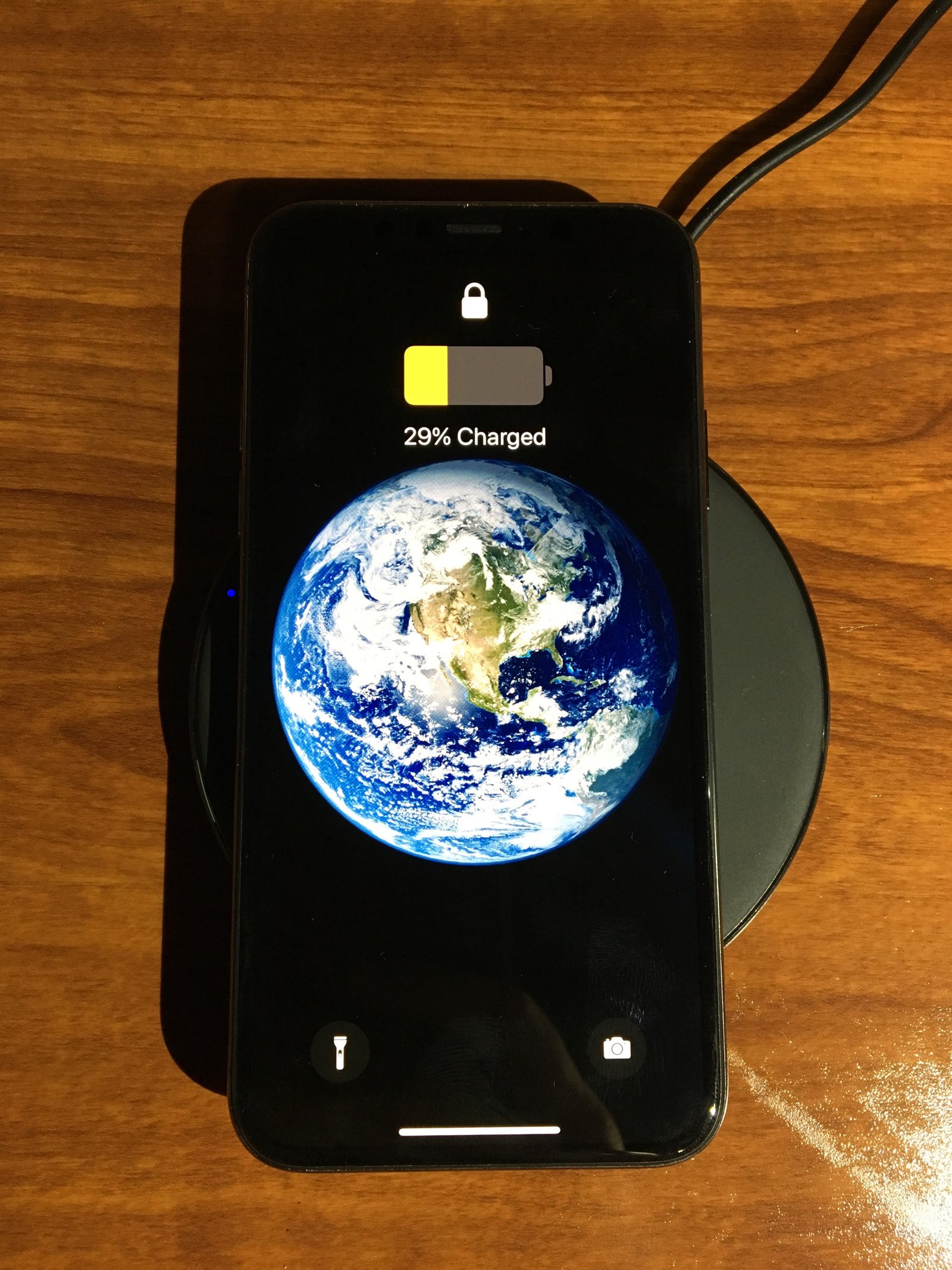 Charging setup illustrating battery routines for wearable devices